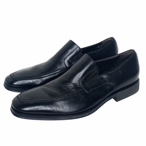 Bruno Magli Raging Italian Leather Loafer Slip On Shoes Elastic Size 8.5 main image 6